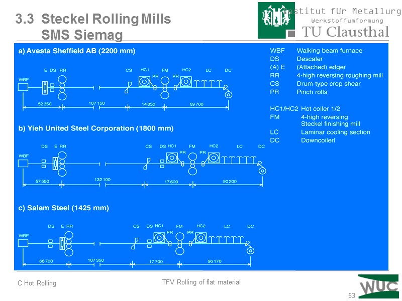 53 3.3  Steckel Rolling Mills        SMS